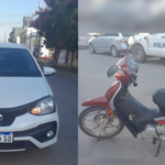 Una mujer resultó herida tras un choque entre un auto y una moto | FM Avenida