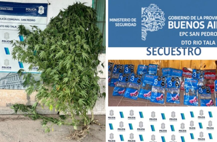 Allanamientos en Río Tala por una denuncia de robo: un aprehendido y elementos secuestrados