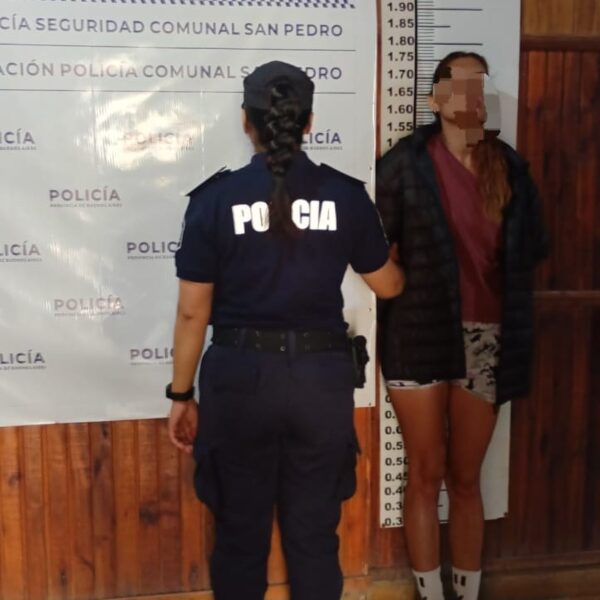 Aprehendieron a una mujer que golpeó a su padre tras una discusión