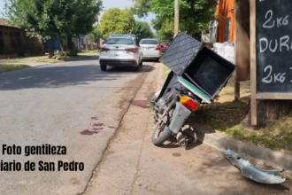 ​Un motociclista gravemente herido en un choque: el otro conductor se retiró del lugar | FM Avenida
