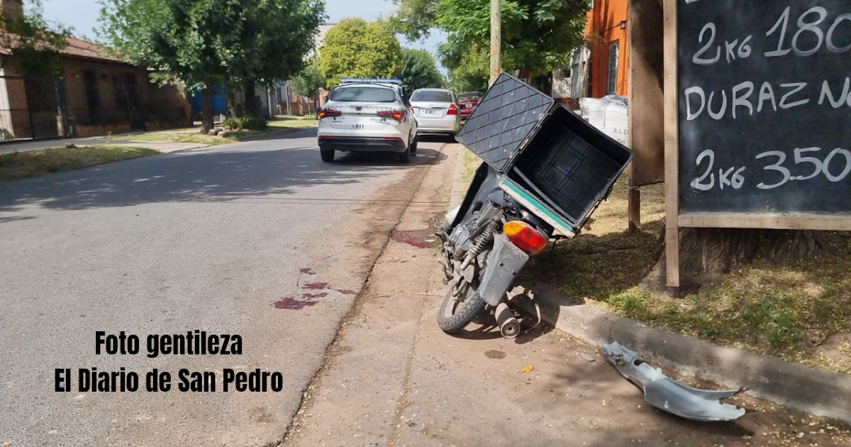 ​Un motociclista gravemente herido en un choque: el otro conductor se retiró del lugar | FM Avenida