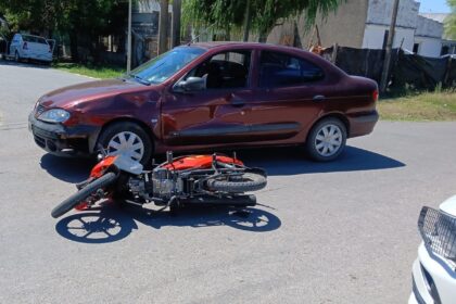 Accidente en Basavilbaso y Sargento Cabral: una persona trasladada al Hospital | FM Avenida