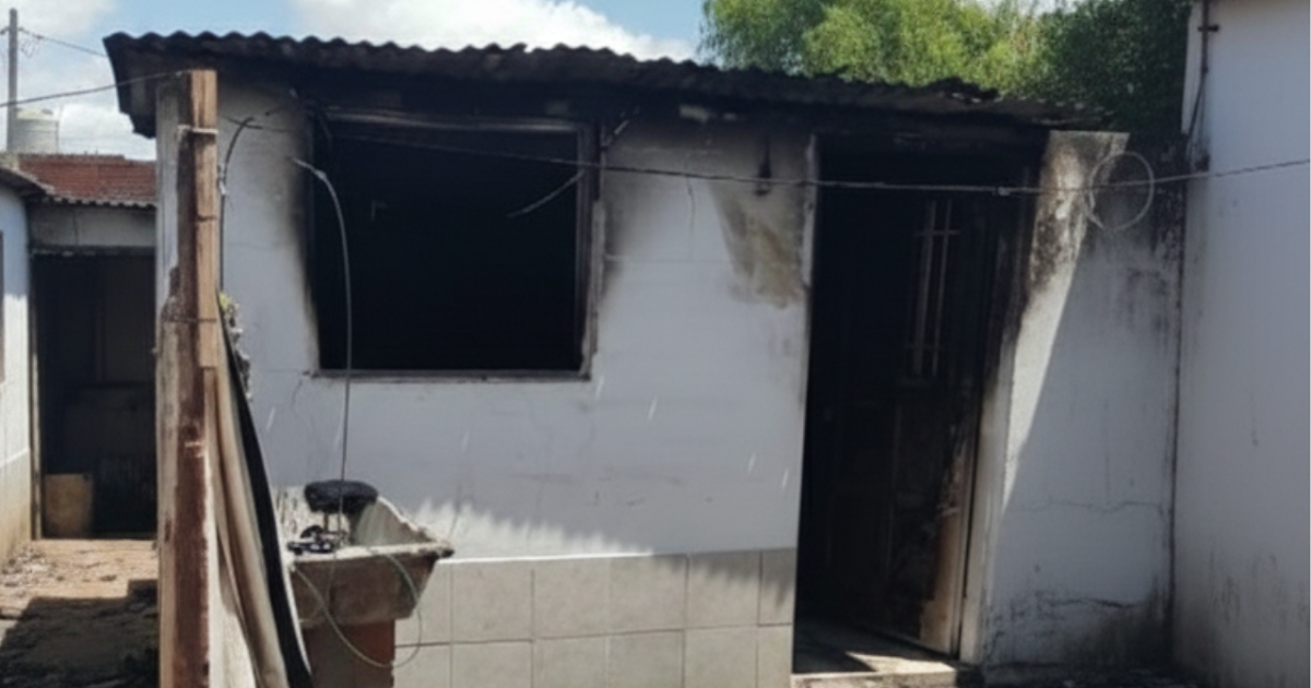 Derivaron a la mujer herida en un incendio | FM Avenida