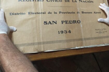 Donaron un padrón electoral de 1934 al Archivo de Documentación Histórica | FM Avenida