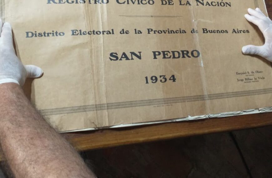 Donaron un padrón electoral de 1934 al Archivo de Documentación Histórica | FM Avenida