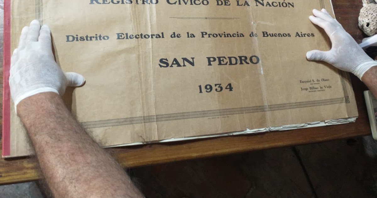 Donaron un padrón electoral de 1934 al Archivo de Documentación Histórica | FM Avenida