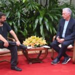 Grabois viajó a Cuba para expresar su solidaridad con el "pueblo hermano", se reunió con el presidente Díaz Canel y llamó a romper con el bloqueo de Estados Unidos | FM Avenida