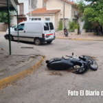 Grave accidente: una motociclista sufrió una fractura expuesta | FM Avenida