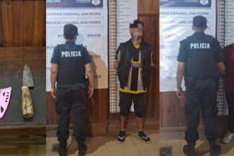 Identifican a dos hombres armados con cuchillos en la vía pública | FM Avenida