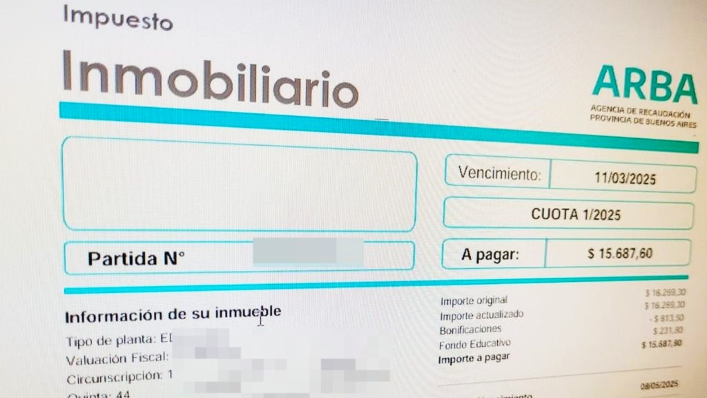 Impuesto Inmobiliario: llega el primer vencimiento de los tributos bonaerenses | FM Avenida