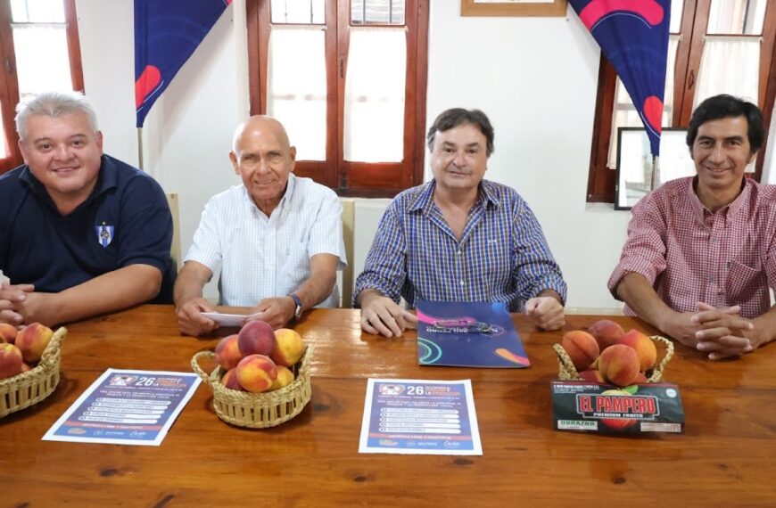 Presentaron oficialmente la 26° Fiesta Provincial del Durazno y la Producción | FM Avenida