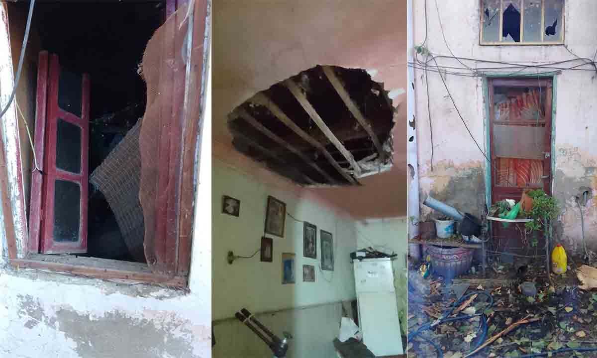Rayo destrozó una casa de Bahía Blanca y dejó a una familia con una nena discapacitada en riesgo: "Fue como una bomba" | FM Avenida