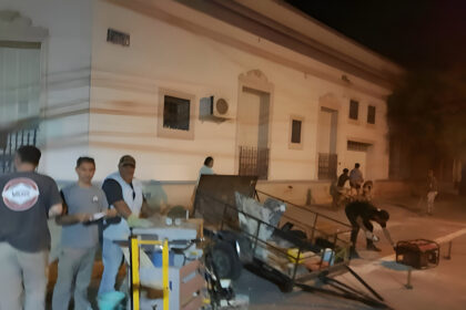 Removieron el cajón de motos mal pintado en Tucumán casi Mitre | FM Avenida