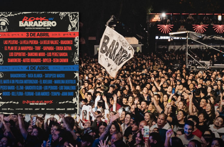 Rock en Baradero confirmó su grilla por día para la edición 2026 | FM Avenida