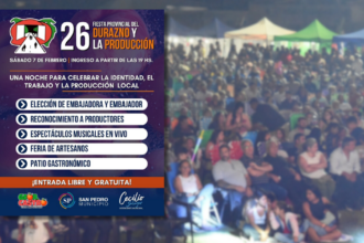 Se confirmó la grilla definitiva para la 26° Fiesta Provincial del Durazno y la Producción | FM Avenida