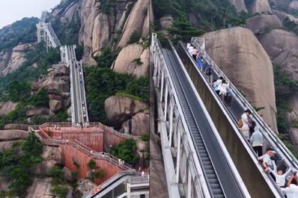 Tiene 1.236 metros y equivale a 88 pisos: así es la escalera mecánica al aire libre más alta del mundo | FM Avenida