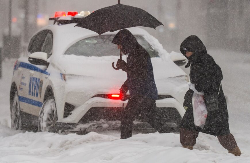 Tormenta de nieve en Estados Unidos: alertan por nevadas extremas y hasta 50 centímetros en Nueva York | FM Avenida