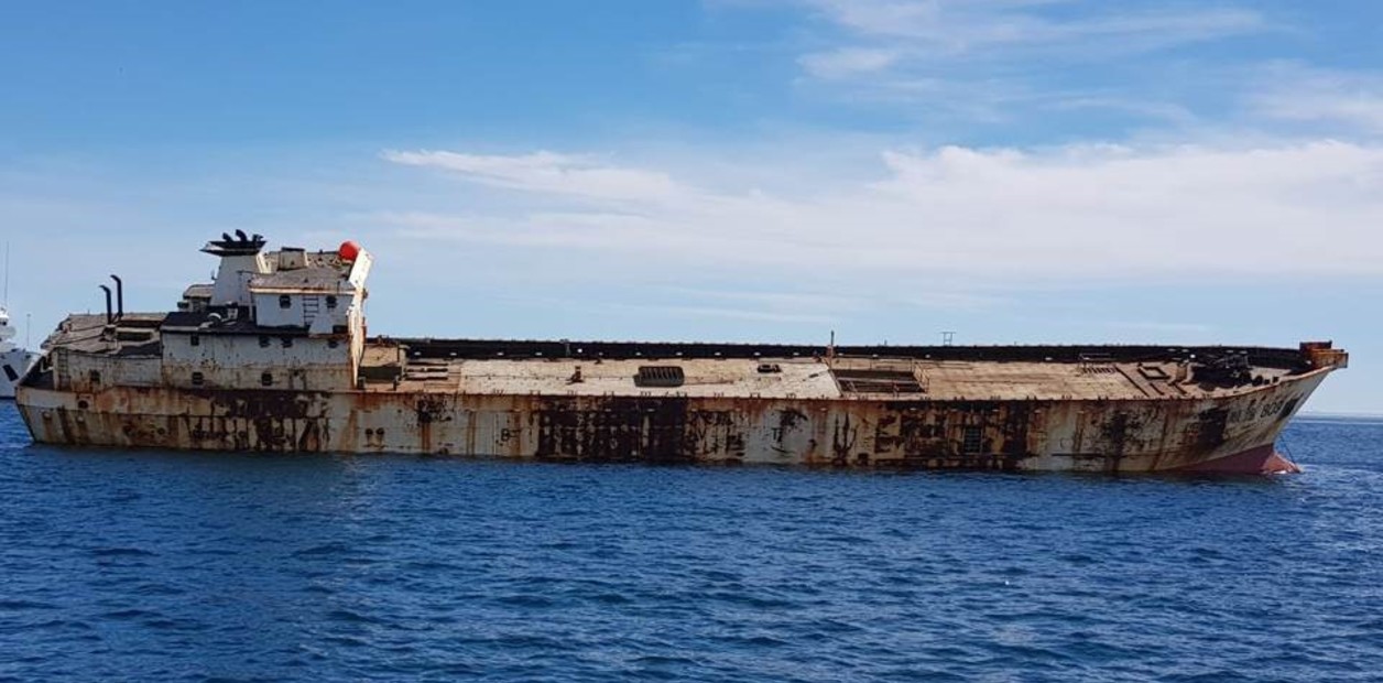 Un pesquero chino hundido para crear una arrecife artificial: cómo es el lugar donde desapareció Sofía Devries en Puerto Madryn | FM Avenida