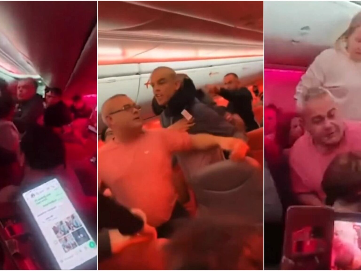 Una pelea en pleno vuelo obligó a un aterrizaje de emergencia: dos pasajeros fueron retirados por la Policía | FM Avenida