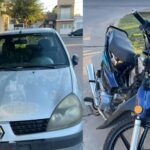 Accidente entre un auto y una moto: un adolescente trasladado al Hospital | FM Avenida