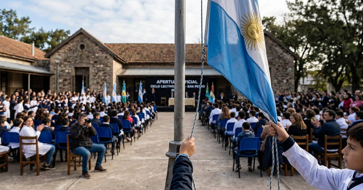 Autoridades municipales y educativas encabezan el inicio del ciclo lectivo 2026 | FM Avenida