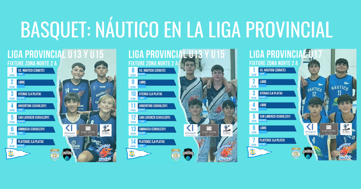 Basquet: Náutico comienza su participación en la Liga Provincial U13, U15 y U17 | FM Avenida