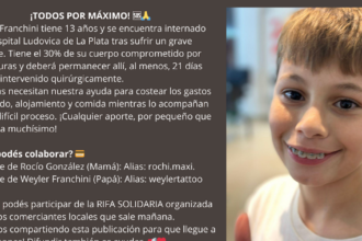 Campaña solidaria: Colectan fondos para ayudar a la familia de un niño internado por quemaduras en La Plata | FM Avenida