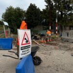 Cerraron el paso a nivel de calle Basavilbaso por obras de mantenimiento | FM Avenida