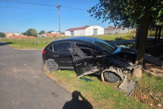 Chocaron dos autos en Depietri e Yrigoyen: uno terminó contra un árbol | FM Avenida
