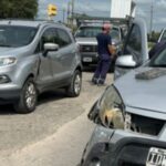 Choque entre un auto y una camioneta en Crucero General Belgrano | FM Avenida