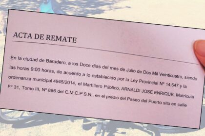 Compró una moto en el remate municipal de Baradero en 2024 y todavía no pudo retirarla | FM Avenida