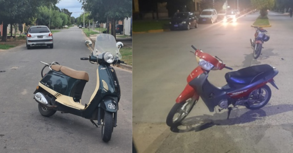 Cuatro heridos leves tras dos colisiones entre motocicletas y un automóvil en distintos puntos de la ciudad | FM Avenida