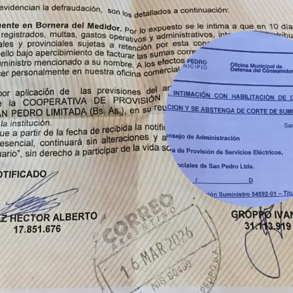 Defensa del Consumidor exigió a Coopser que no le corte la luz a la usuaria acusada de tener el "medidor tocado" | FM Avenida