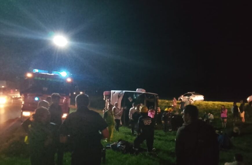 El Municipio destacó el operativo de emergencia y la labor del personal de salud tras el vuelco en la Ruta 9 | FM Avenida