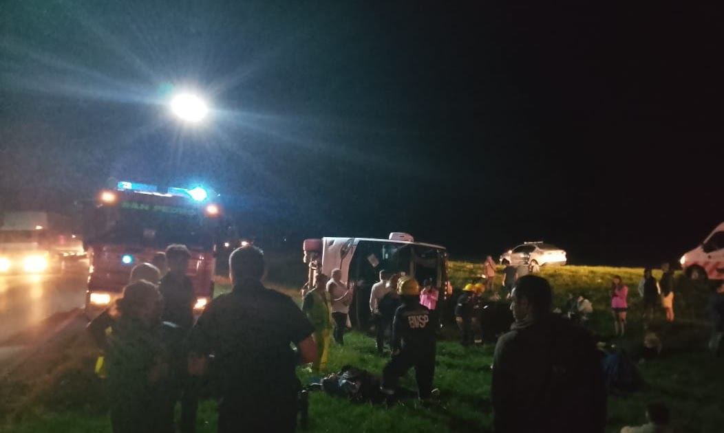 El Municipio destacó el operativo de emergencia y la labor del personal de salud tras el vuelco en la Ruta 9 | FM Avenida