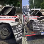 El impactante reclamo por un accidente fatal en Tandil: familiares llevaron la camioneta destrozada frente al Municipio | FM Avenida