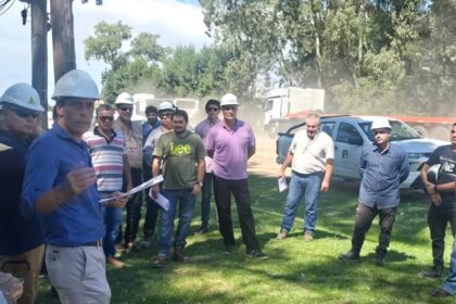 Estación Transformadora San Pedro Industrial: empresas interesadas en la licitación visitaron el predio | FM Avenida