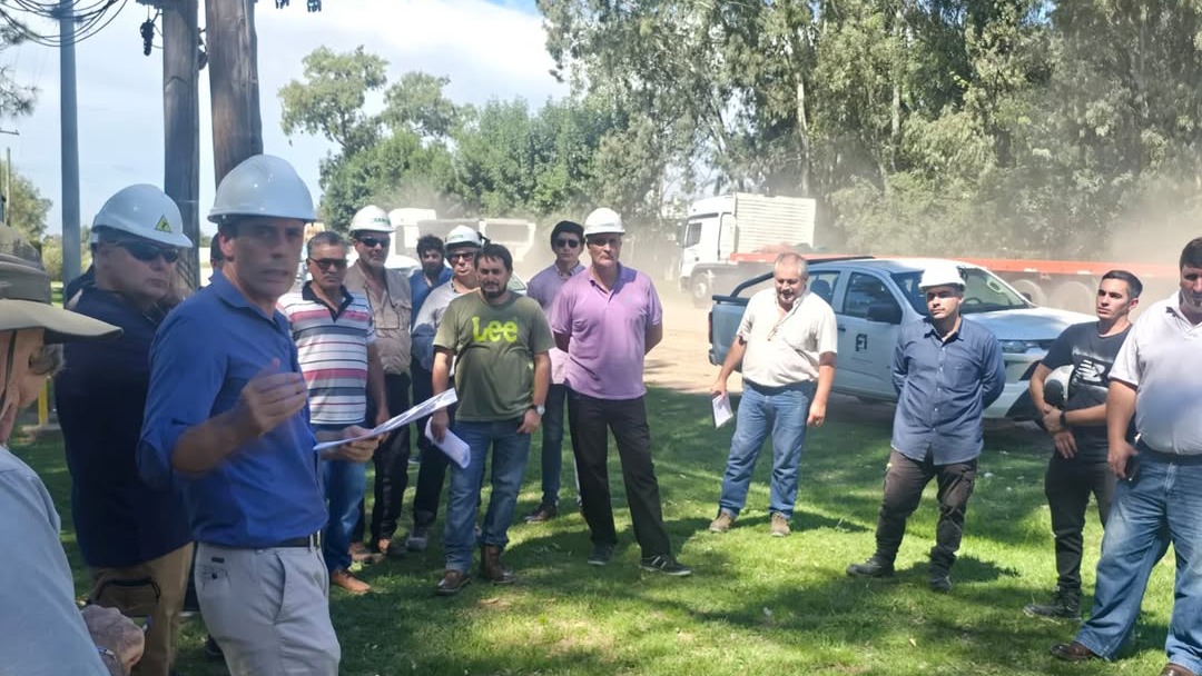 Estación Transformadora San Pedro Industrial: empresas interesadas en la licitación visitaron el predio | FM Avenida