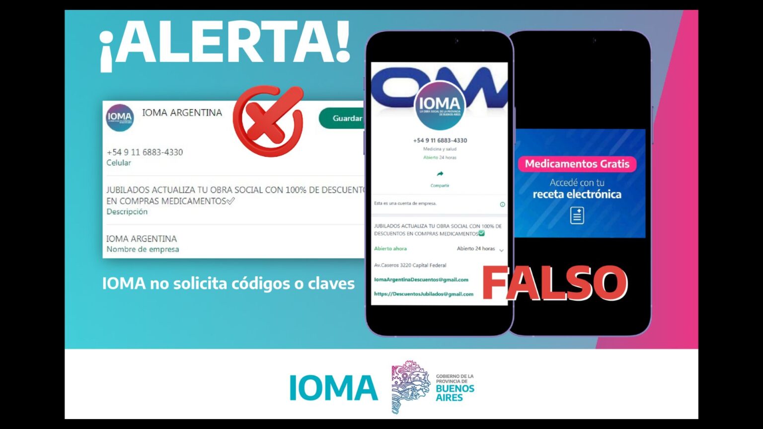 IOMA advierte sobre nuevas modalidades de estafas tras recibir múltiples denuncias | FM Avenida