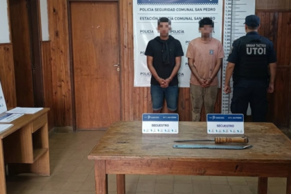 Identificaron a dos hombres que portaban armas blancas en la vía pública | FM Avenida