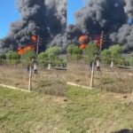 Impactante incendio en un depósito de pinturas en Moreno: evacuaciones y 25 dotaciones bomberos | FM Avenida