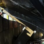 Incendio en la exdepuradora: dos dotaciones de Bomberos trabajaron para controlar las llamas | FM Avenida