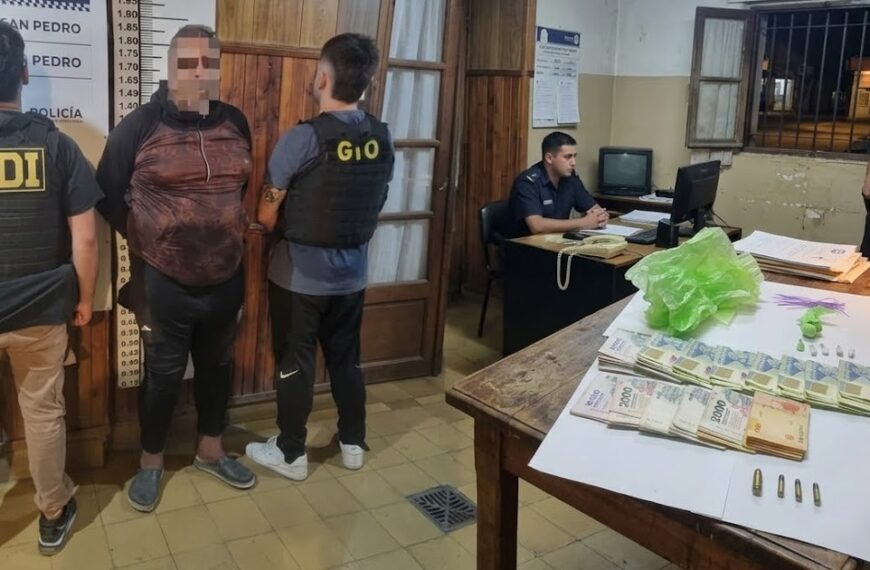 La Justicia define la situación del detenido en allanamientos por narcomenudeo y violencia armada en Río Tala | FM Avenida