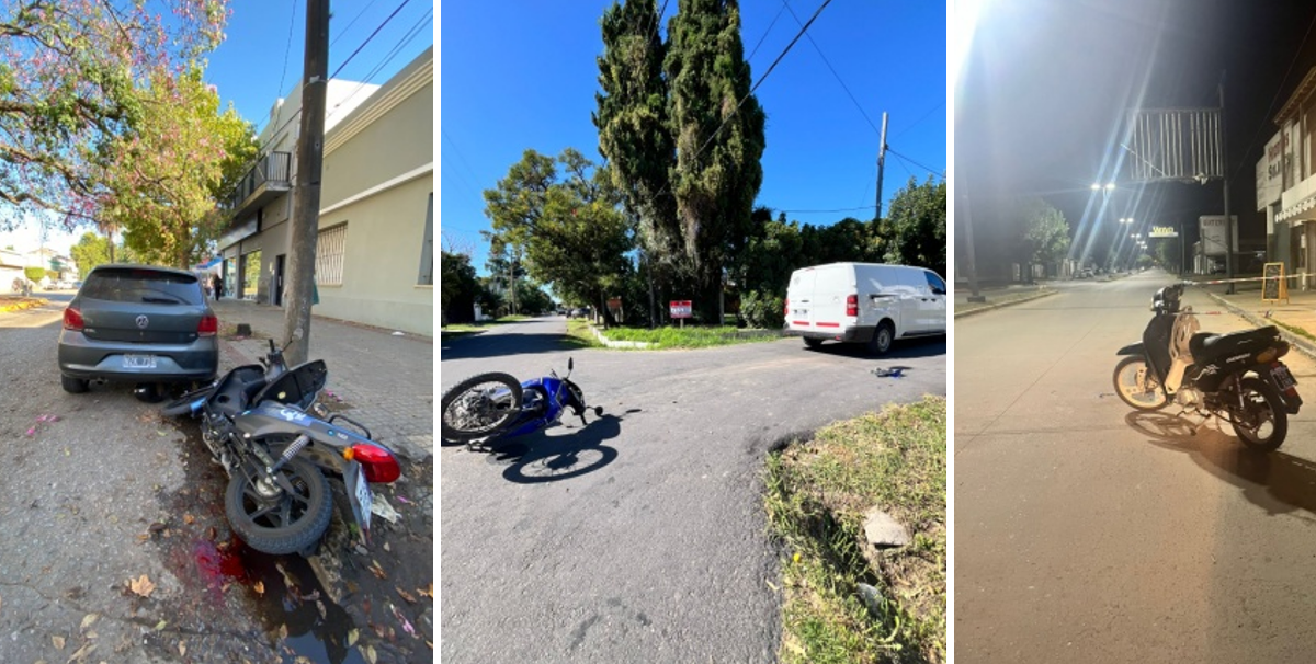 Múltiples heridos y motociclistas con fracturas tras una jornada de accidentes | FM Avenida