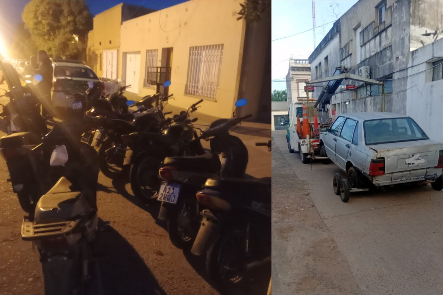 Operativos de tránsito: secuestraron 10 motos y un auto abandonado | FM Avenida