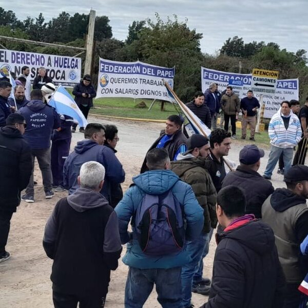 Papeleros paran las máquinas: "En resguardo de nuestra vida y nuestro salario" | FM Avenida