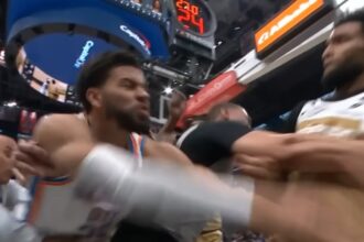 Piñas en la NBA: Oklahoma City Thunder y Washington Wizards se agarraron a trompadas y terminaron arriba de un camarógrafo | FM Avenida