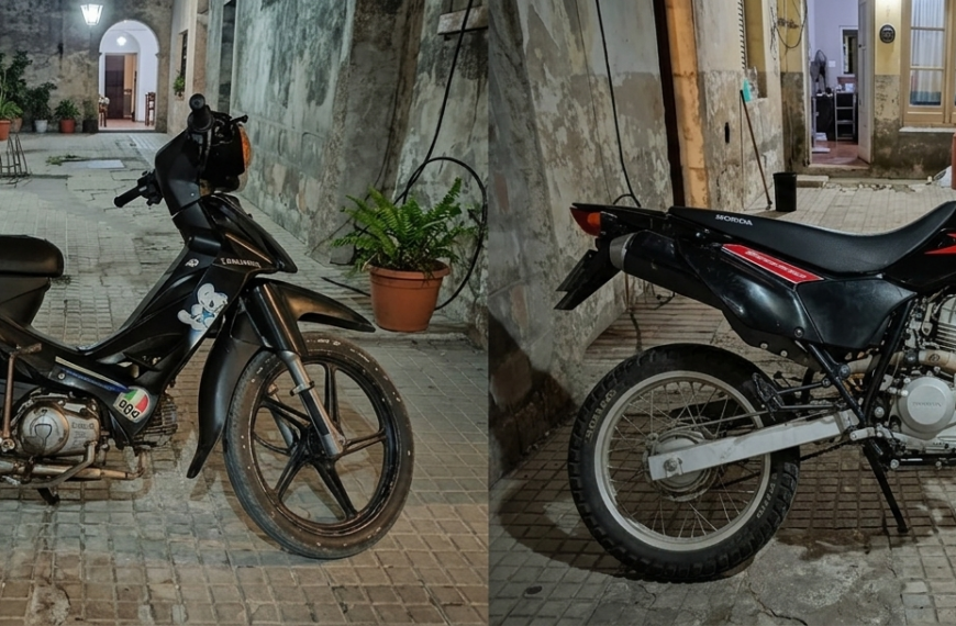 Recuperan dos motos robadas conducidas por menores de edad | FM Avenida