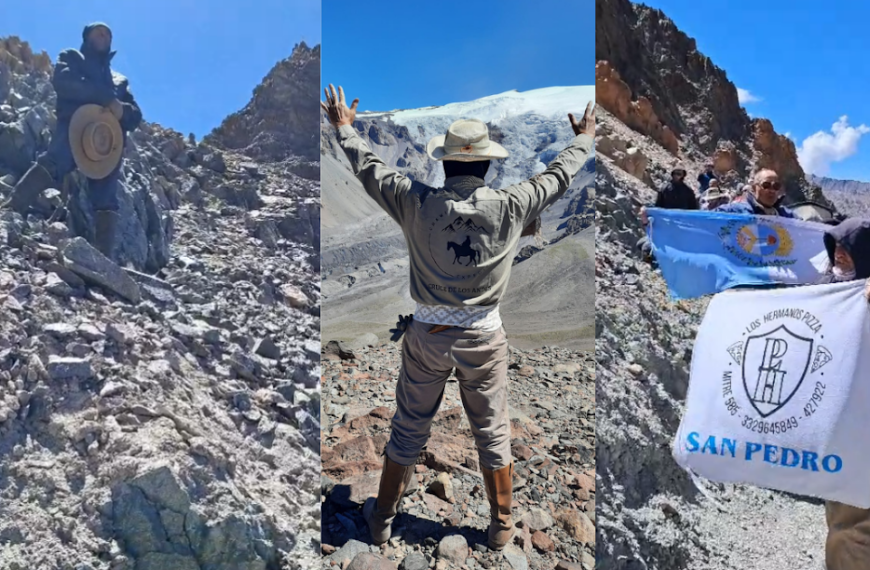 Travesía sanmartiniana en los Andes: Sampedrinos y santalucenses llegaron al Portillo Argentino con tierra de Yapeyú y una rama del Pino de San Lorenzo (Video) | FM Avenida