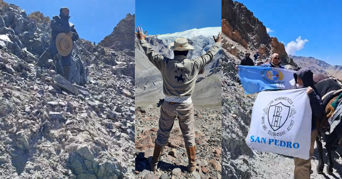 Travesía sanmartiniana en los Andes: Sampedrinos y santalucenses llegaron al Portillo Argentino con tierra de Yapeyú y una rama del Pino de San Lorenzo (Video) | FM Avenida